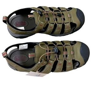 Croft & Barrow Sherman Sandals New Gray Hiking Comfort Shoe Mens Size 8